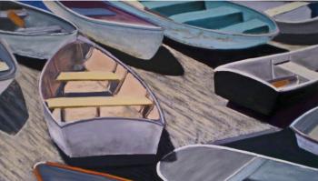 “In and Out 5,” pastel by Jan Roberson
