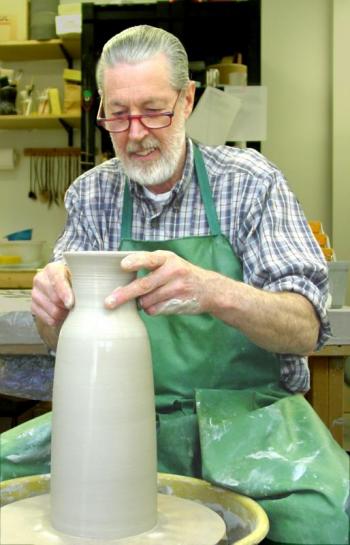 Arrowsic Island potter Bob Santerre