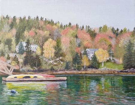 Kayaks & Fall Foliage, Mary Ellen T.K. Serina